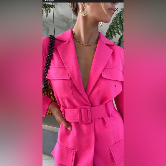 Lioness NWT Steinway Fuchsia Mini Dress Has Flaws - Picture 3 of 16